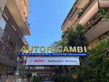 Dettaglio dell'insegna Autoricambi Carpinelli